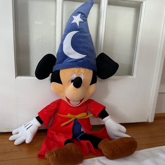 Disney Other - Disney Mickey Mouse in Blue and Red Sorcerer Outfit